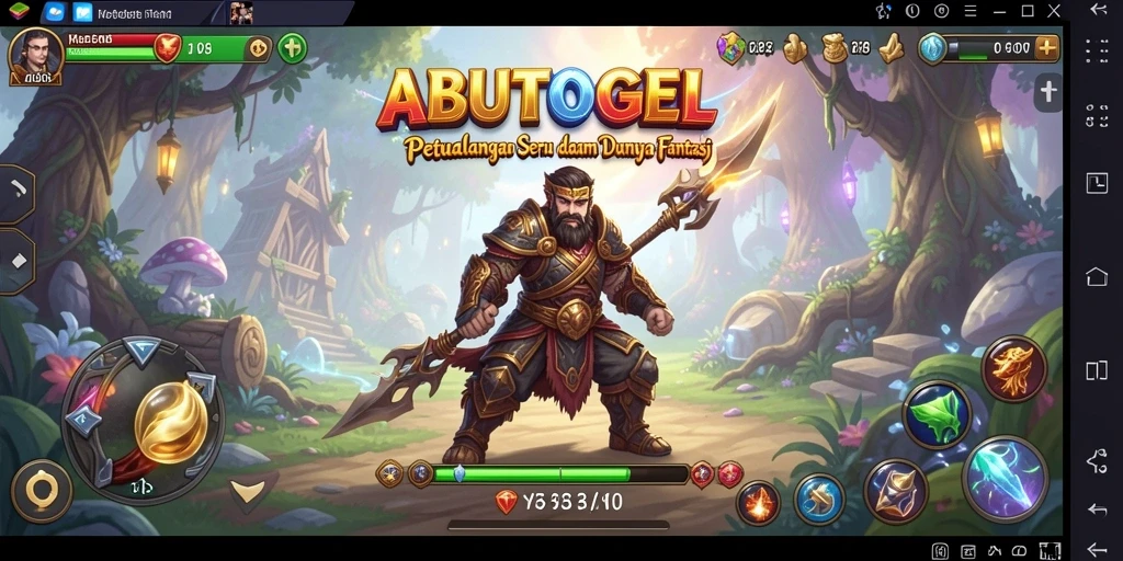 Tampilan visual menakjubkan dalam gameplay ABUTOGEL yang penuh petualangan.