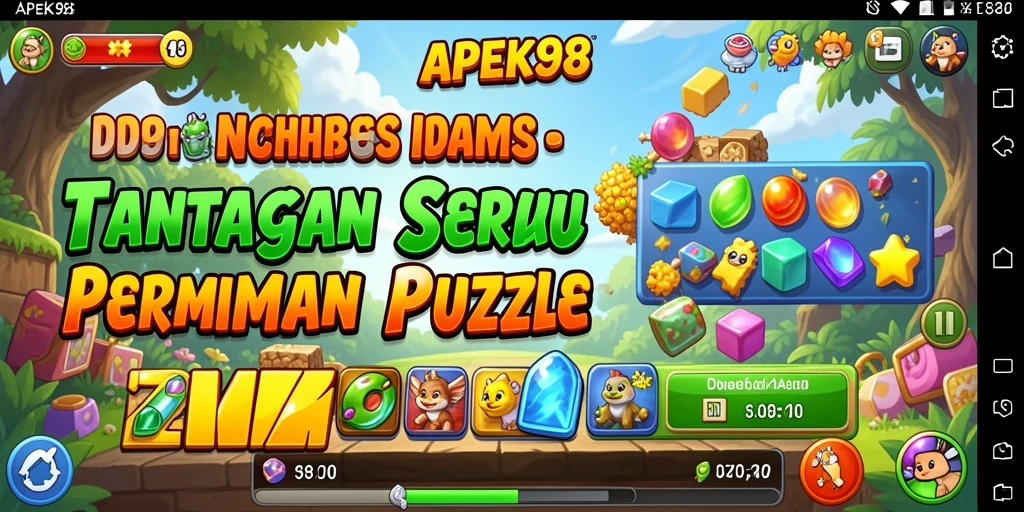 Screenshot utama APEK88 menampilkan gameplay puzzle yang menantang.