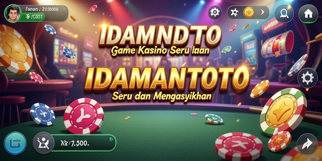 Tampilan gameplay seru di IDAMANTOTO, menampilkan aksi kasino yang mendebarkan.