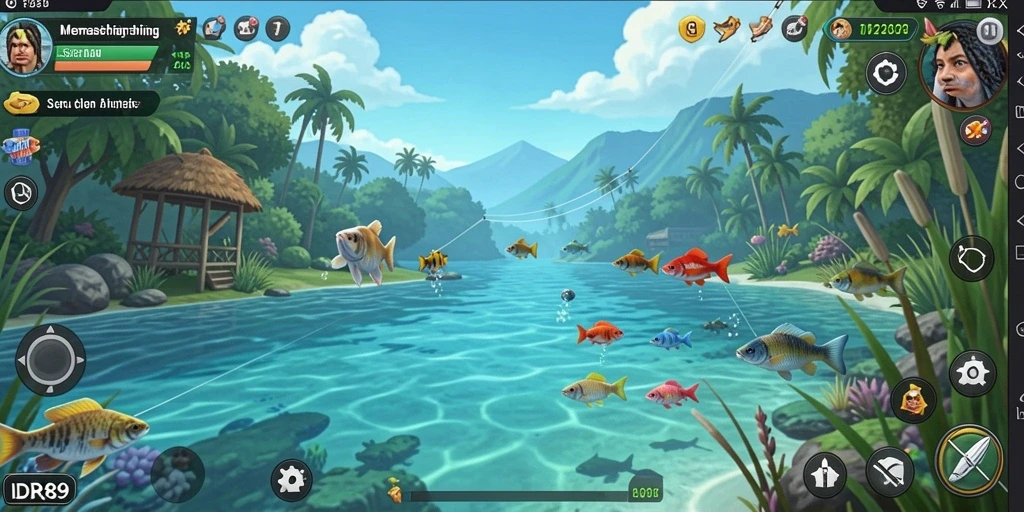 Gameplay menarik dalam IDR89 dengan pengalaman memancing yang seru.