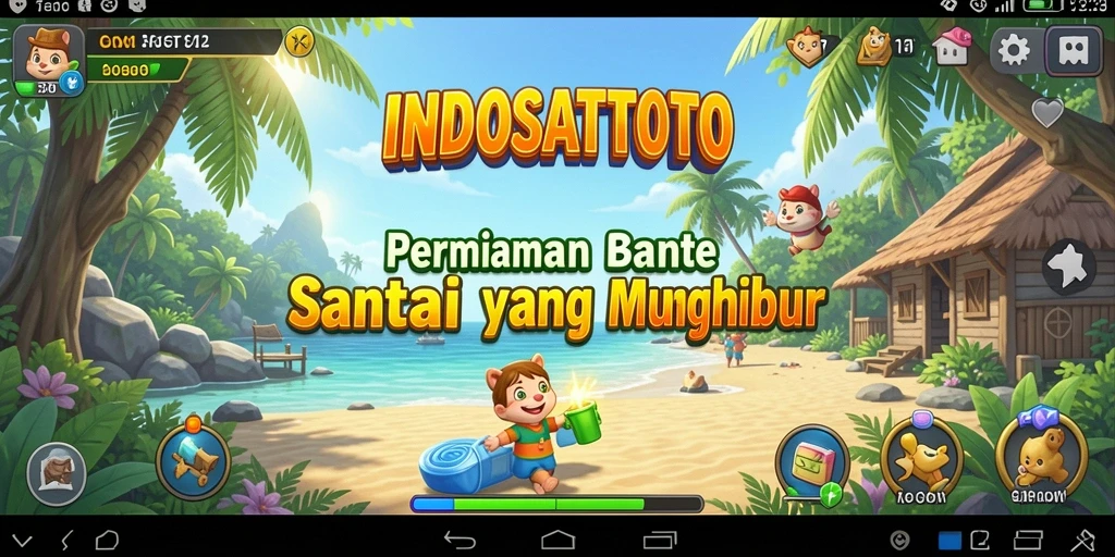 Tampilan gameplay INDOSATTOTO yang penuh warna dan menarik.