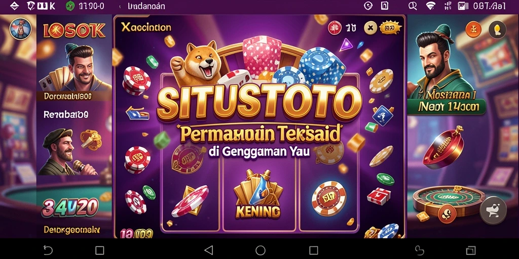 Tampilan menarik dari permainan Kasino di SITUSTOTO.