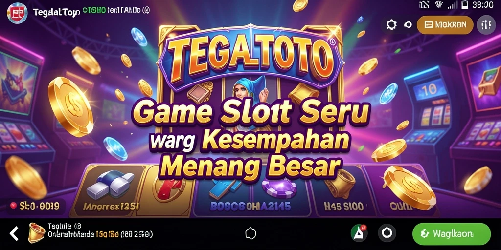 Tampilan permainan Slot TEGALTOTO yang menarik dan penuh warna.